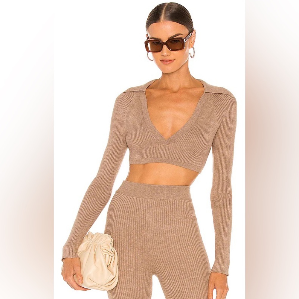 L’Academie Mattia Sweater in Deep Taupe